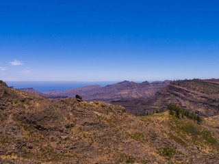 Naklejka premium Gebirge auf Gran Canaria