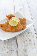 Schnitzel on a Plate