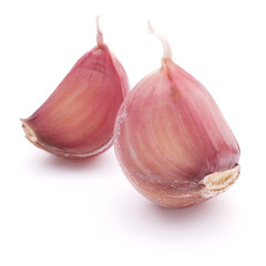 Fototapeta premium Garlic clove isolated on white background cutout