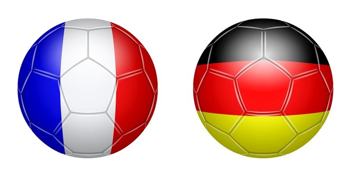 Football. France - Germany