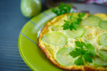 omelette with zucchini