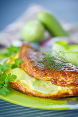 omelette with zucchini