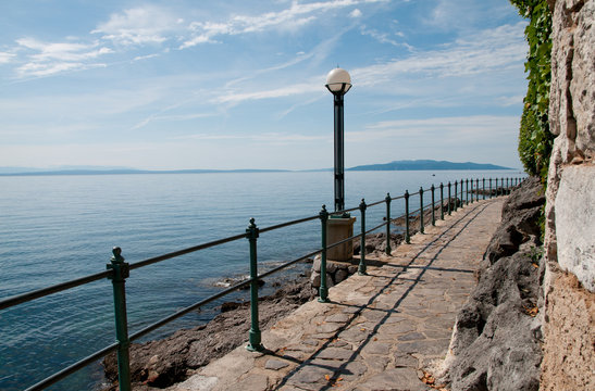 Uferpromenade bei Opatija