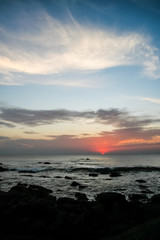 Obraz premium Calm sunset over ocean
