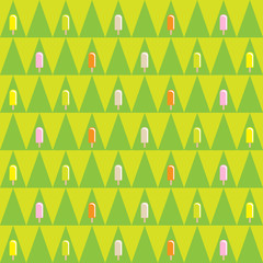 Ice cream seamless pattern