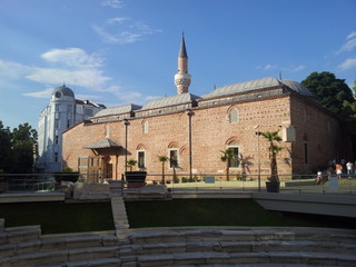 Fototapeta na wymiar Mosque in Plovdiv city