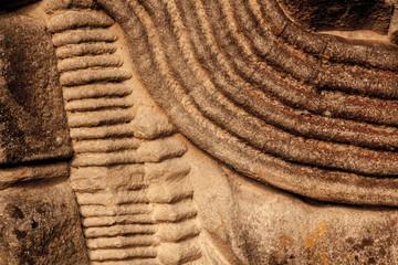 Aztec sandstone ornamental background texture