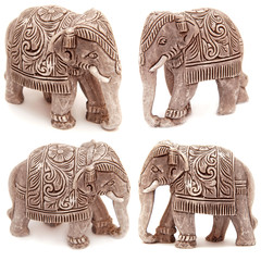 Collection of elephant figurines