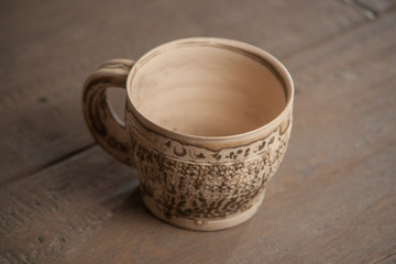 Traditional handcrafted mug