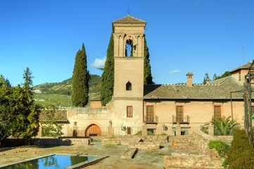 Fototapeta na wymiar [Europa, Spanien] Granada Stadt, Festung Alhambra