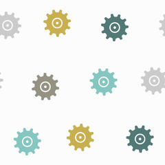 seamless background: cogwheel