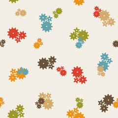 seamless background: cogwheel