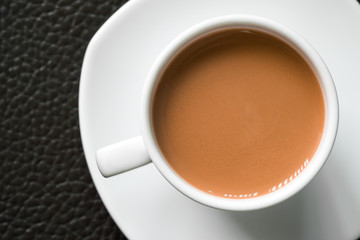 Chocolate malt in the cup