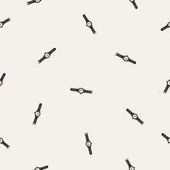 seamless background: watch