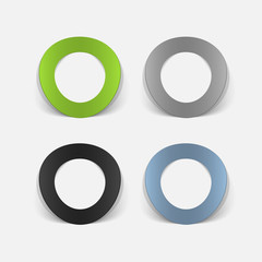 realistic design element: circle, ring