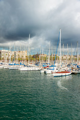 Marina Port Vell in Barcelona
