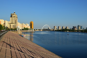 Embankment in Astana / Kazakhstan