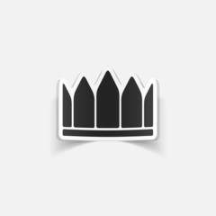 realistic design element: crown