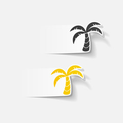 realistic design element: palm