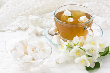 Cup jasmin tea