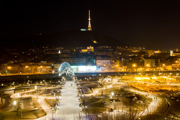Tbilisi at night, Georgia