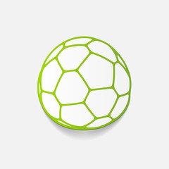 Naklejka premium realistic design element: ball