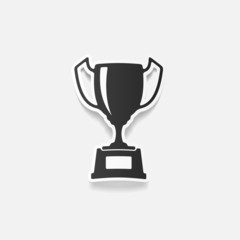 realistic design element: winner