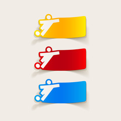 Obraz premium realistic design element: football player