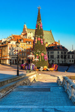 Новогодняя елка в Варшаве