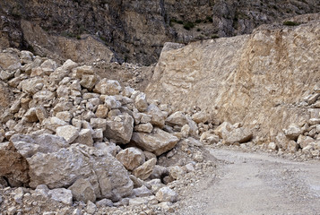 miniera e massi