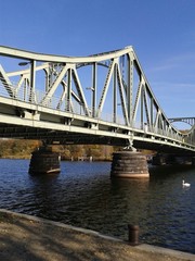 Fototapeta na wymiar Glienicker Brücke Berlin Potsdam