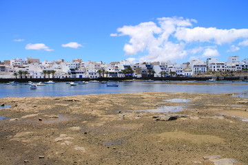 Obraz premium Fischerboote in Charco de San Gines, Lanzarote