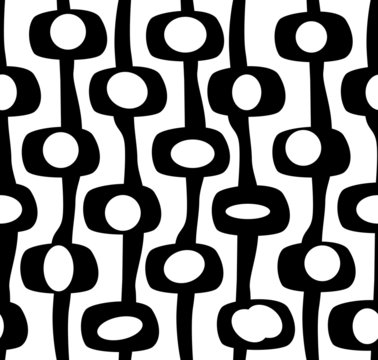 TRAMA MODERN NERO SU SFONDO BIANCO