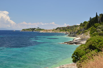 Obraz premium Isola di Paxos Grecia caletta nascosta