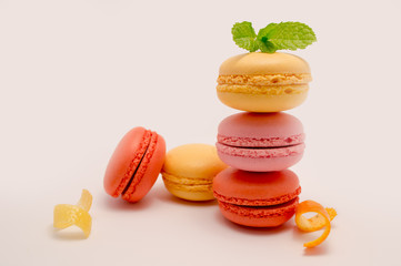 Colorful macaroon stack