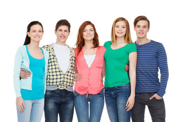 Obraz premium group of smiling students standing
