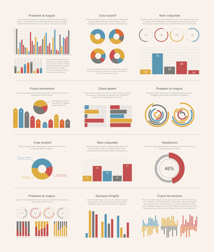 Big set of infographics elements