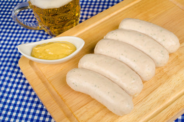 Beer and sausages