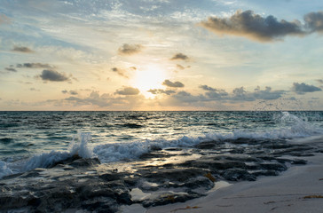 Sunrise on the Atlantic Ocean, Eleuthera Island, Bahamas - 66809789