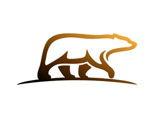 bear logo,modern media business,wild mammal,silhouette bear