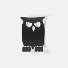 realistic design element: owl