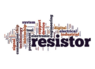 Resistor word cloud