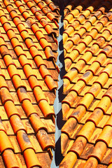 Tiles roof background