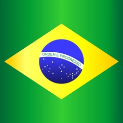 Fototapeta premium Brazil Flag