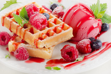 Belgian waffles