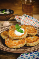 traditional turkish cutlet (kebab) eggplant