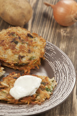 Potato flapjack (draniki)
