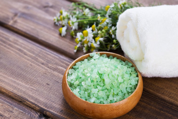 Sea salt with chamomile