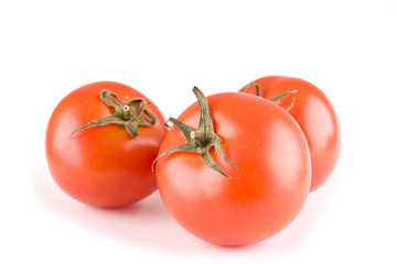 tomato on white