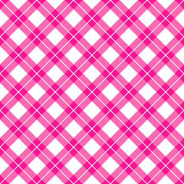 Pink Gingham Seamless Pattern